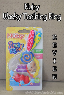 Nuby Wacky Teething Ring Review Mommy Blogger 