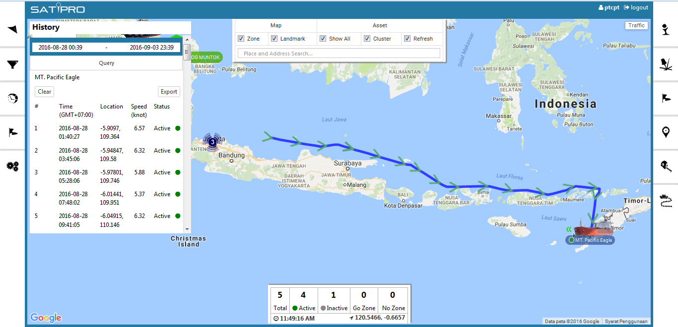 MONITORING GPS TRACKER SATELLITE GPS TRACKING PROVIDER INDONESIA INDOGROUPGPS FLEET VESSEL