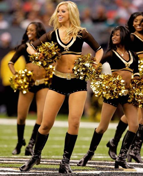 NFL and College Cheerleaders Photos Let The Saints Cheerleaders