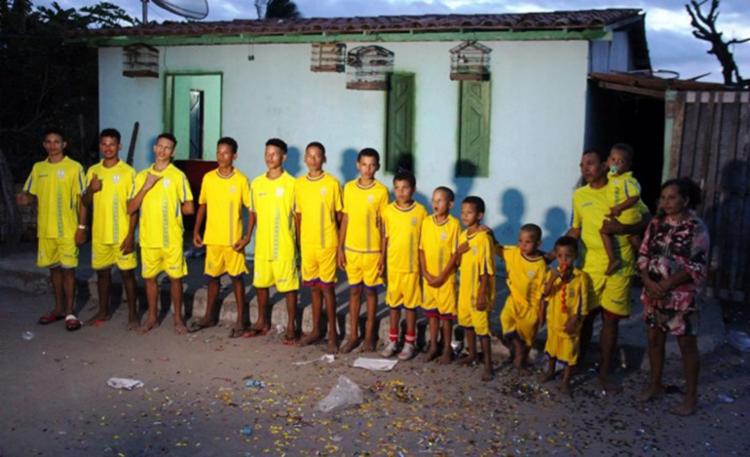 Pais nomeiam 14 filhos com nomes de jogadores de futebol em Conceição de Coité