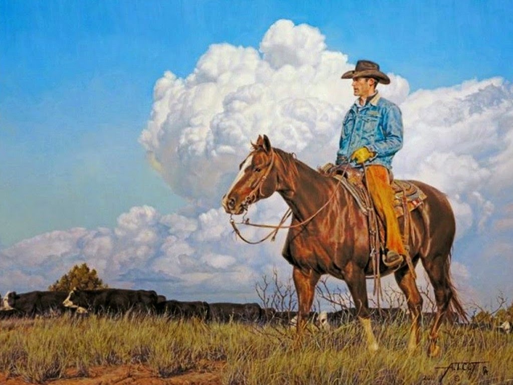 pinturas-al-oleo-paisajes-con-caballos
