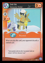 My Little Pony Drill Bit, Destruction Worker Premiere CCG Card