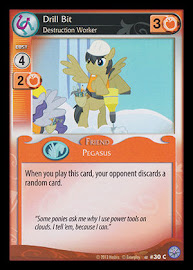 My Little Pony Drill Bit, Destruction Worker Premiere CCG Card