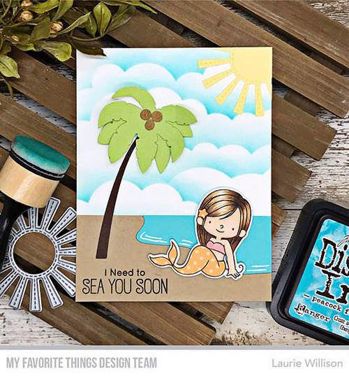 Handmade card from Laurie Willison featuring products from My Favorite Things #mftstamps
