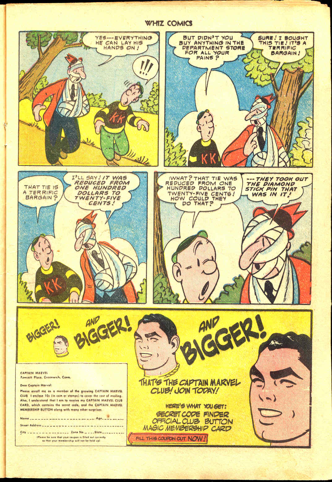 Read online WHIZ Comics comic -  Issue #129 - 16