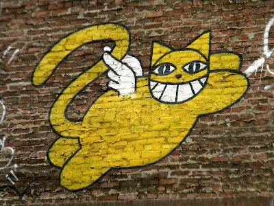 caturday on the wall