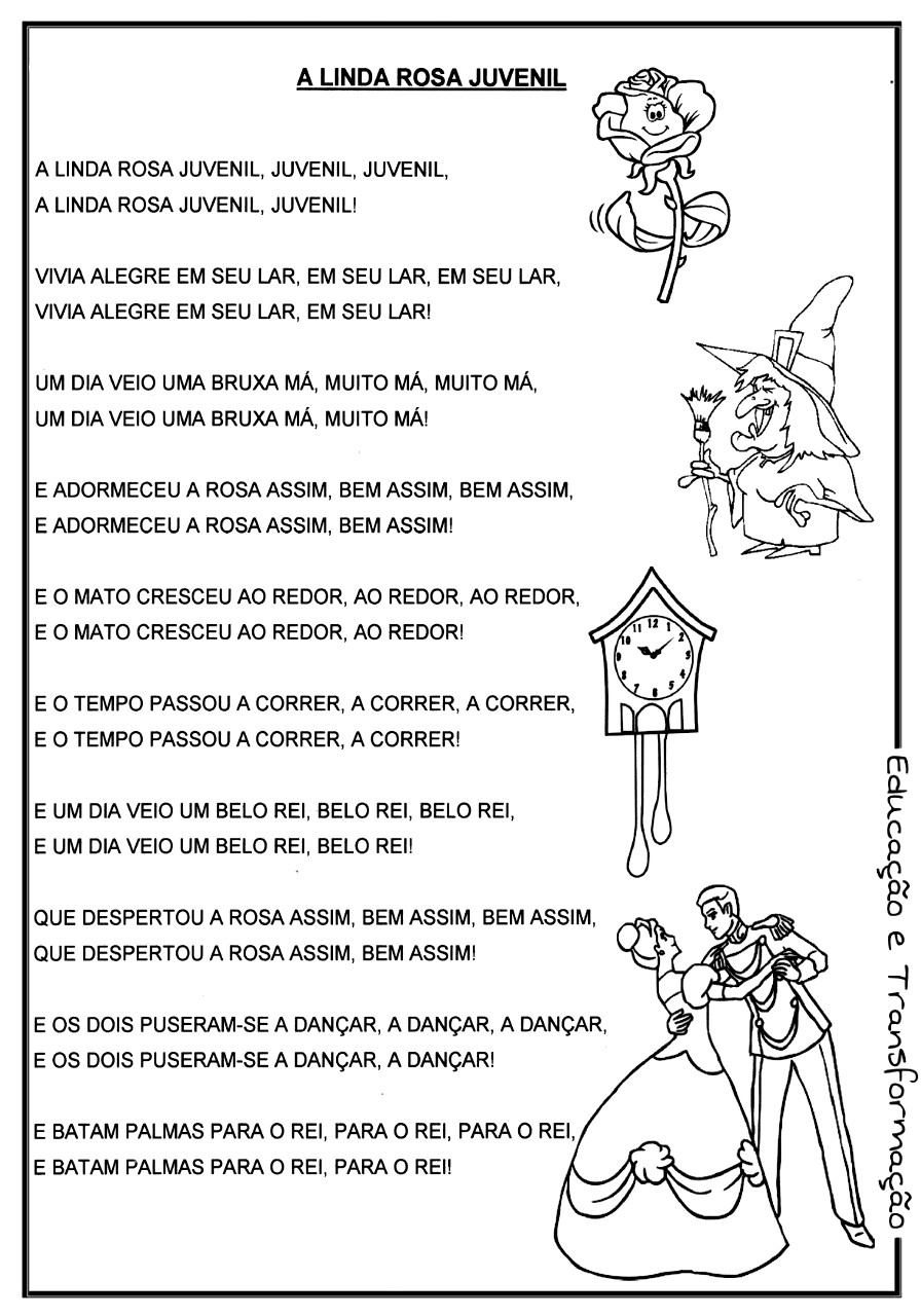 Atividades Para Jardim Sequência Didática A Linda Rosa