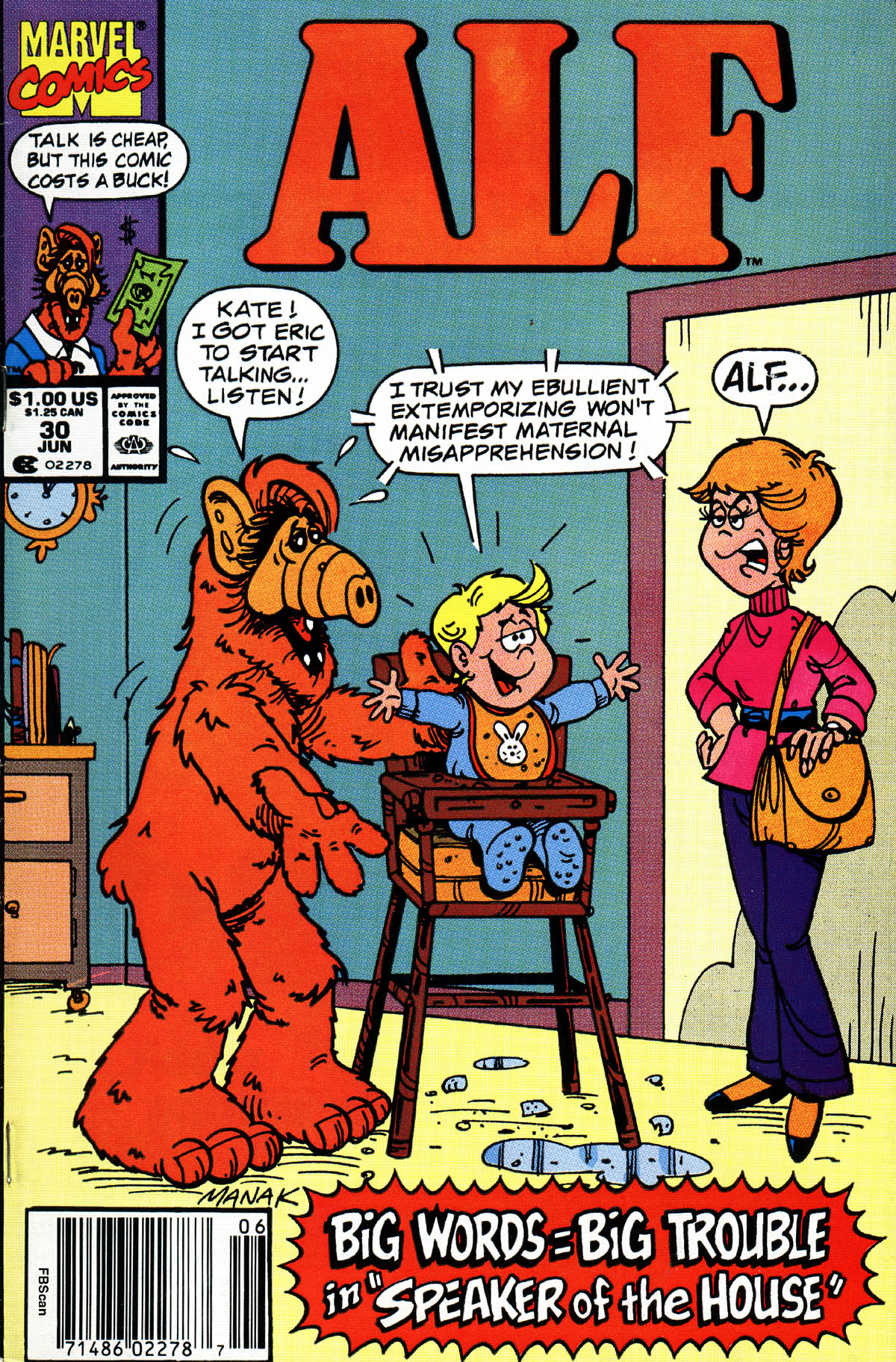 Read online ALF comic -  Issue #30 - 1