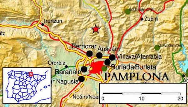 Un terremoto sacude Pamplona Un terremoto sacude Pamplona