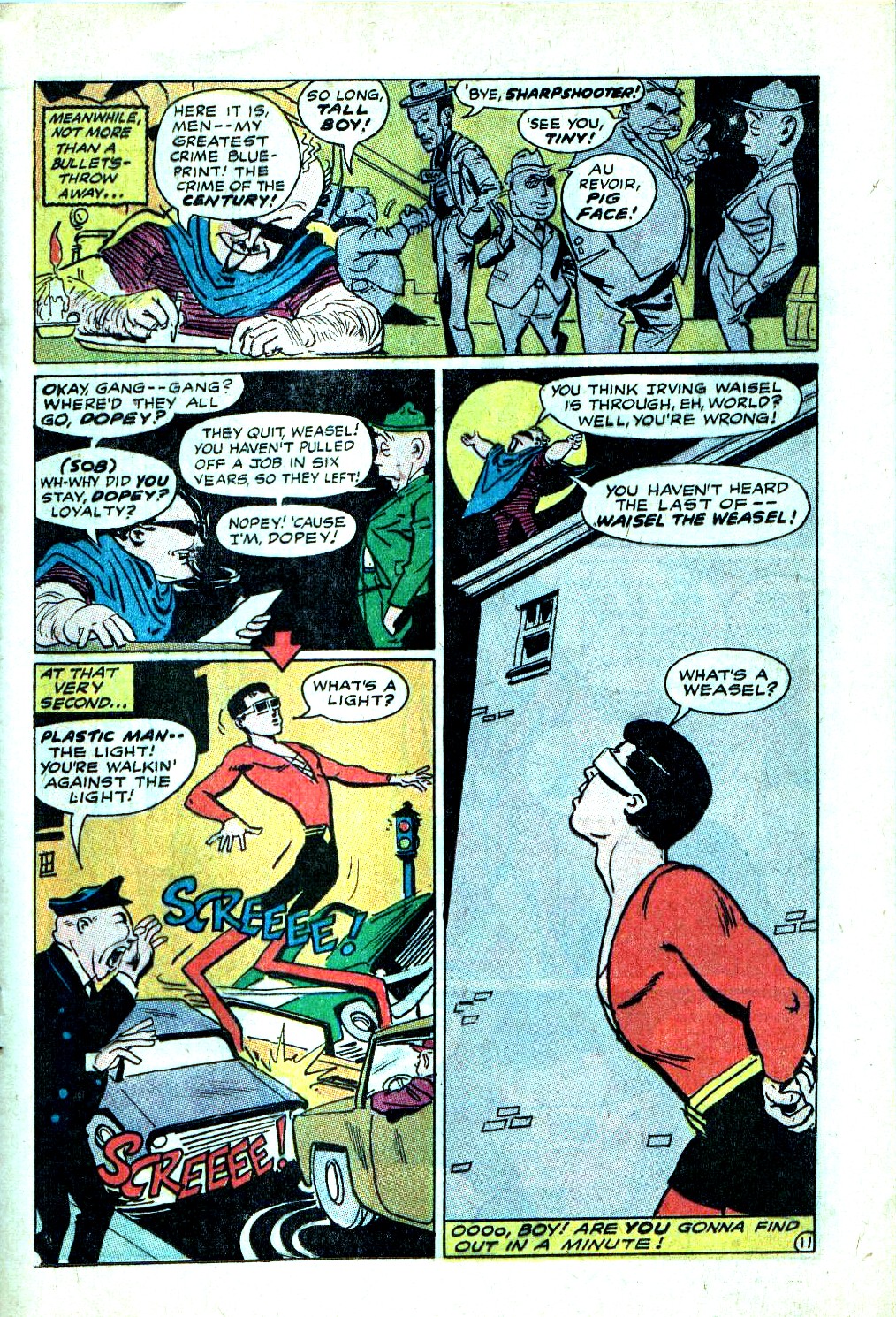 Read online Plastic Man (1966) comic -  Issue #8 - 17