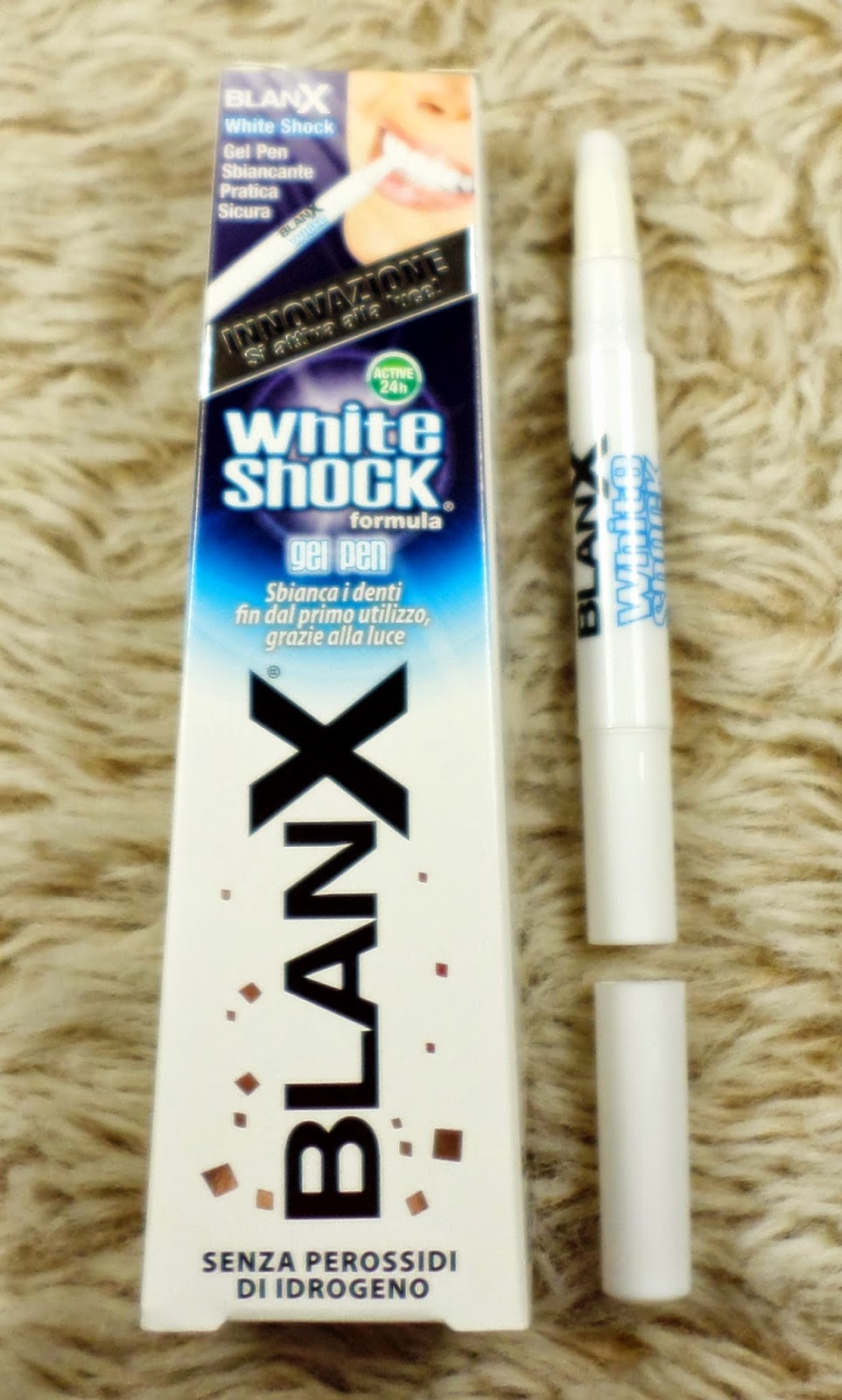 Review I BlanX White Shock BlanX White Shock Gel Pen with Actilux (£9.99)