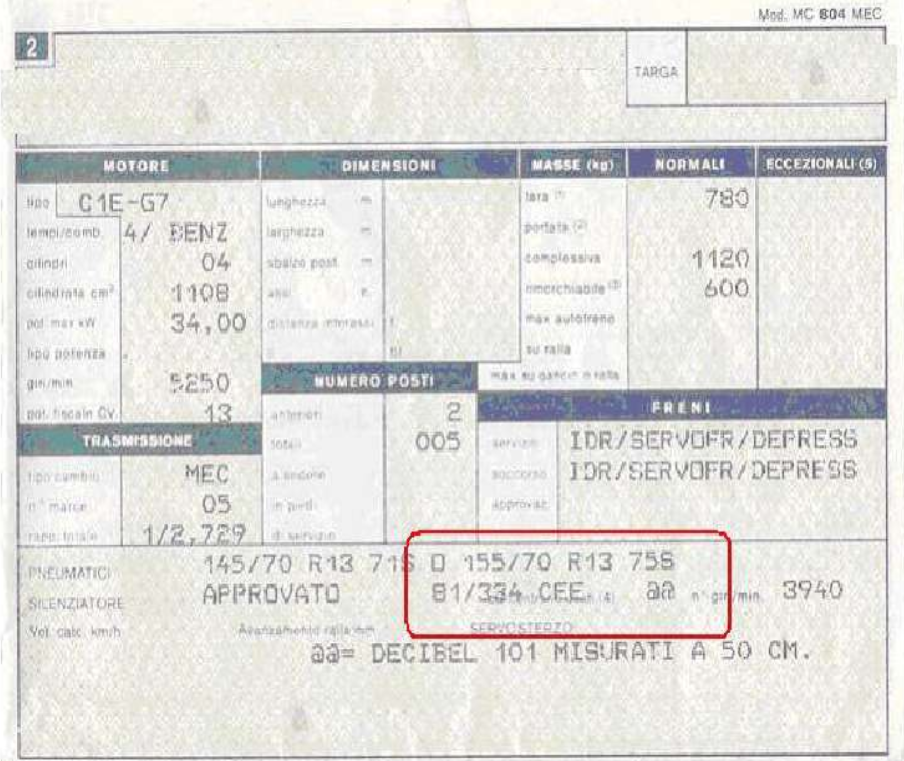 DOVE TROVARE I CODICI CLASSE EURO DELL'AUTO NEL LIBRETTO BRAOSA jpg (904x761)