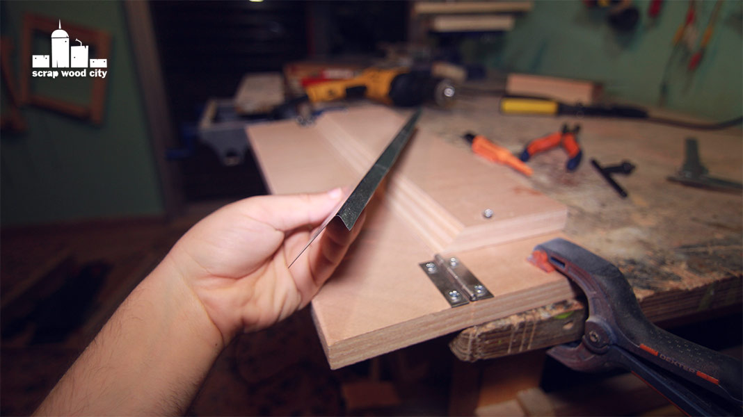 scrap wood city How to make a sheet metal bending jig