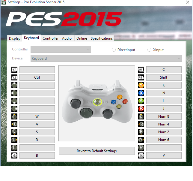 Digital Dairy How To Set Pro Evolution Soccer Gaming Controls Like Fifa Keyborad Controls