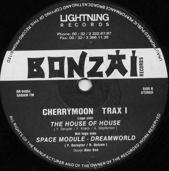 VinylRadio Cherrymoon Trax The House Of House [1994]