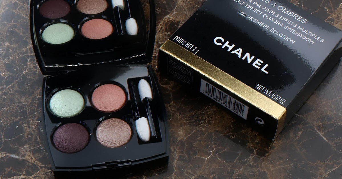 The Non-Blonde: Chanel Première Eclosion 302 Eye Shadow Quad & Ombre  Première 824 Verderame