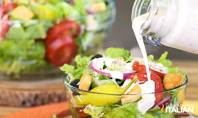 Copycat Olive Garden Salad and Dressing Recipe