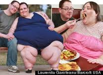 fattest woman in the world eating food with her husband