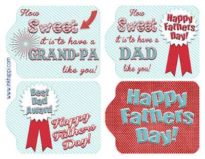 Fathers day gift tags