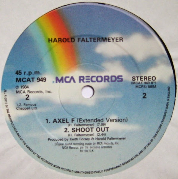Retro Disco 80s Harold Faltermeyer Axel F Suite Soundtrack Maxi Single 1984. By . Joe.Master. Retro Disco 80s Harold Faltermeyer Axel F Suite Soundtrack Maxi Single 1984. By . Joe.Master.