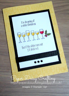 Half full from Stampin' Up! Christmas card