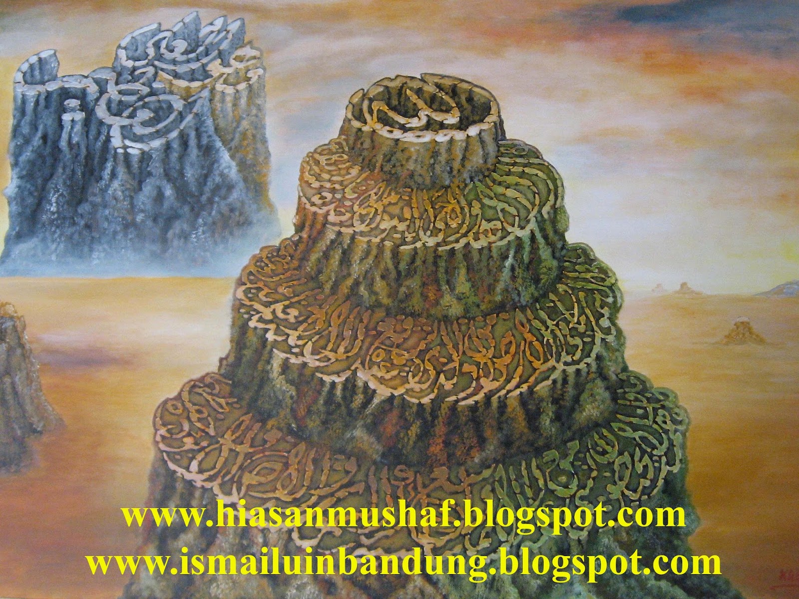 Kumpulan Photo Hasil Karya Kaligrafi MTQ Nasional Hiasan Mushaf