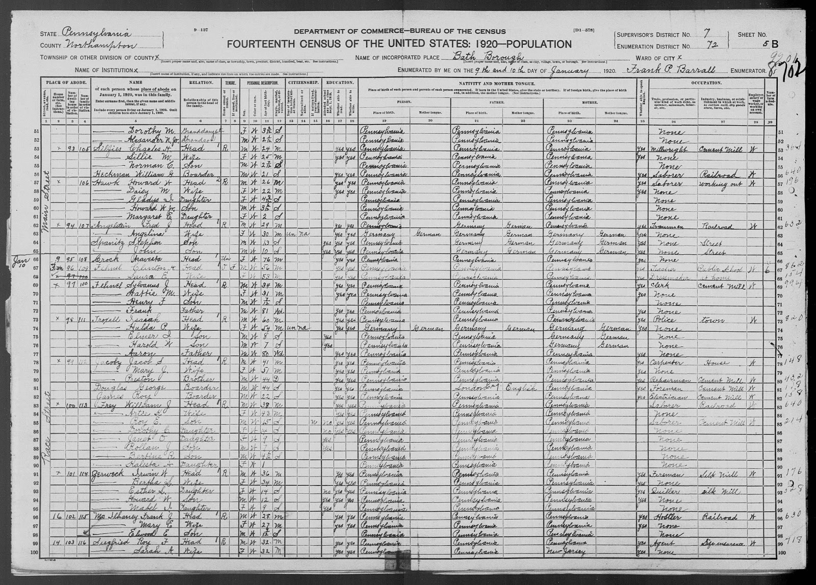 Ancestor of the Day Hulda P. Eck b. abt 1866