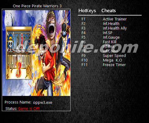 One Piece Pirate Warriors 3 (PC) +10 Trainer Hilesi İndir