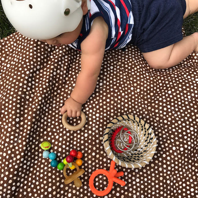 A look at our favorite Montessori friendly baby toys at 6 months old.