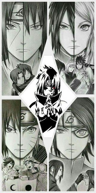 gambar sasuke dengan pencil gambar sasuke pencil