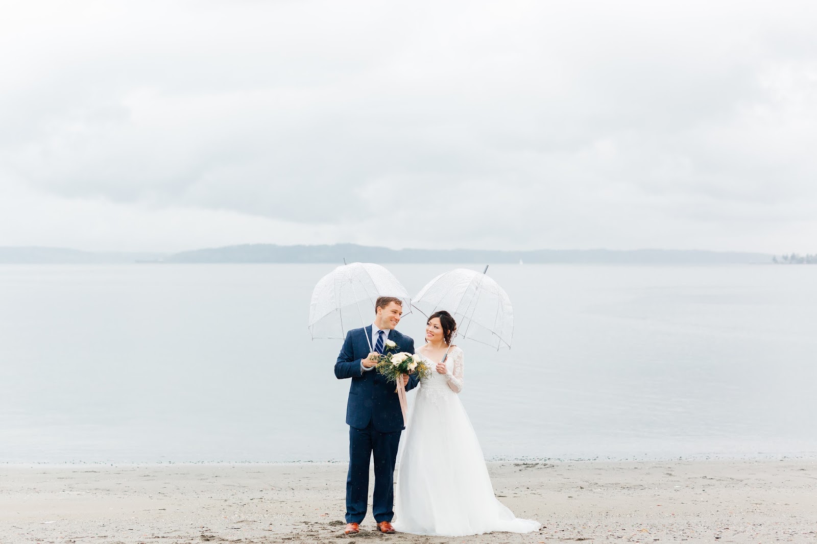 Romantic Rainy Day Elopement by Something Minted Photography, PNW Wedding Photographer