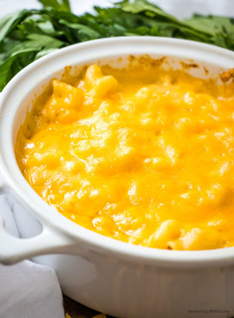 Melissa's Baked Macaroni and Cheese recipe from Served Up With Love