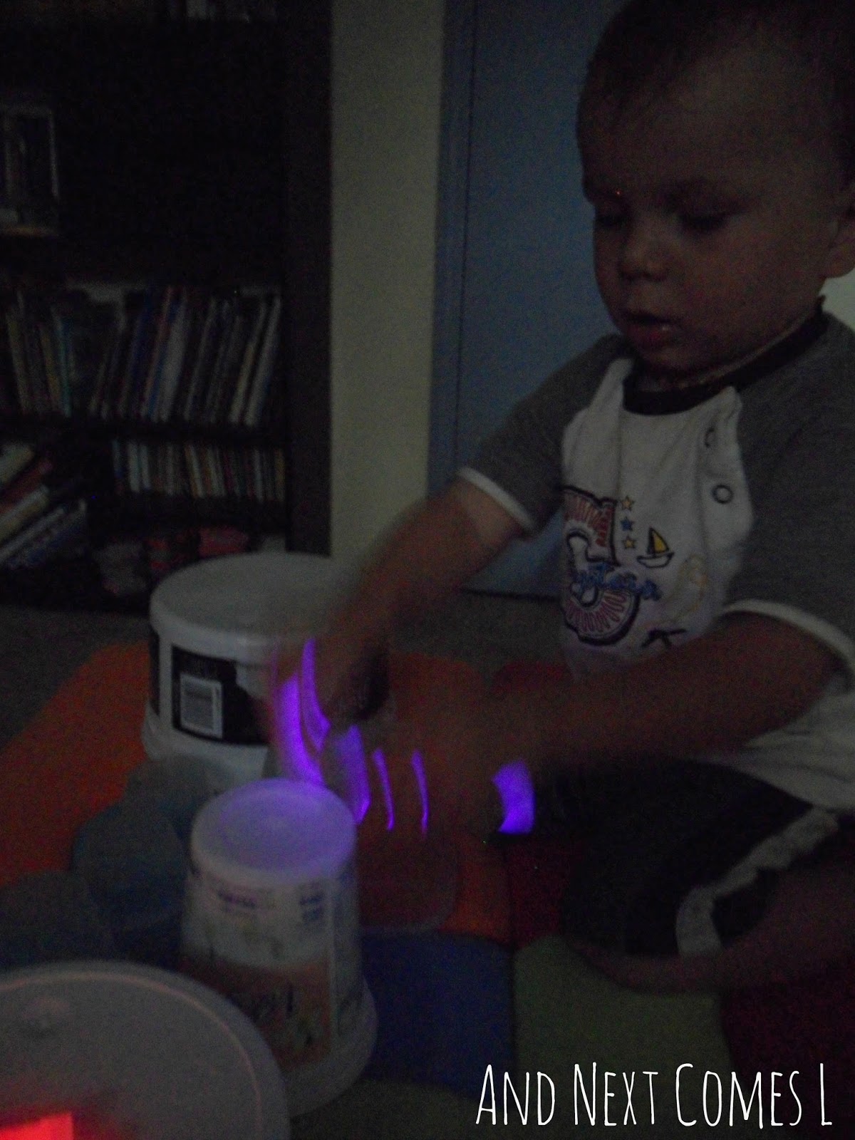 Glow Stick Drumming {Music Activities for Kids} And Next Comes L