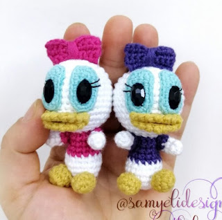 PATRON GRATIS DONALD Y DAYSI AMIGURUMI 36210