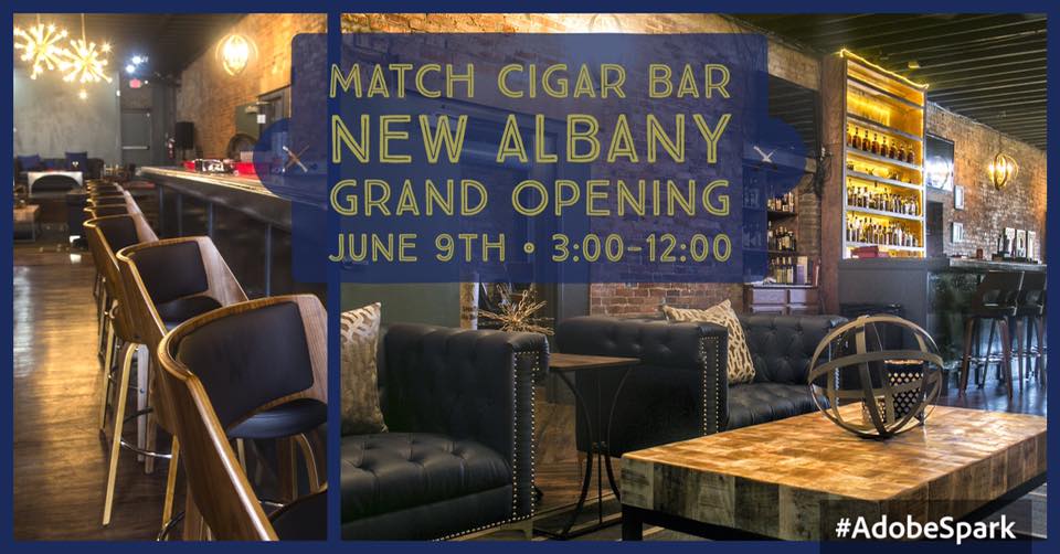 NA Confidential A reminder Match Cigar Bar New Albany's grand opening is Friday, June 9.