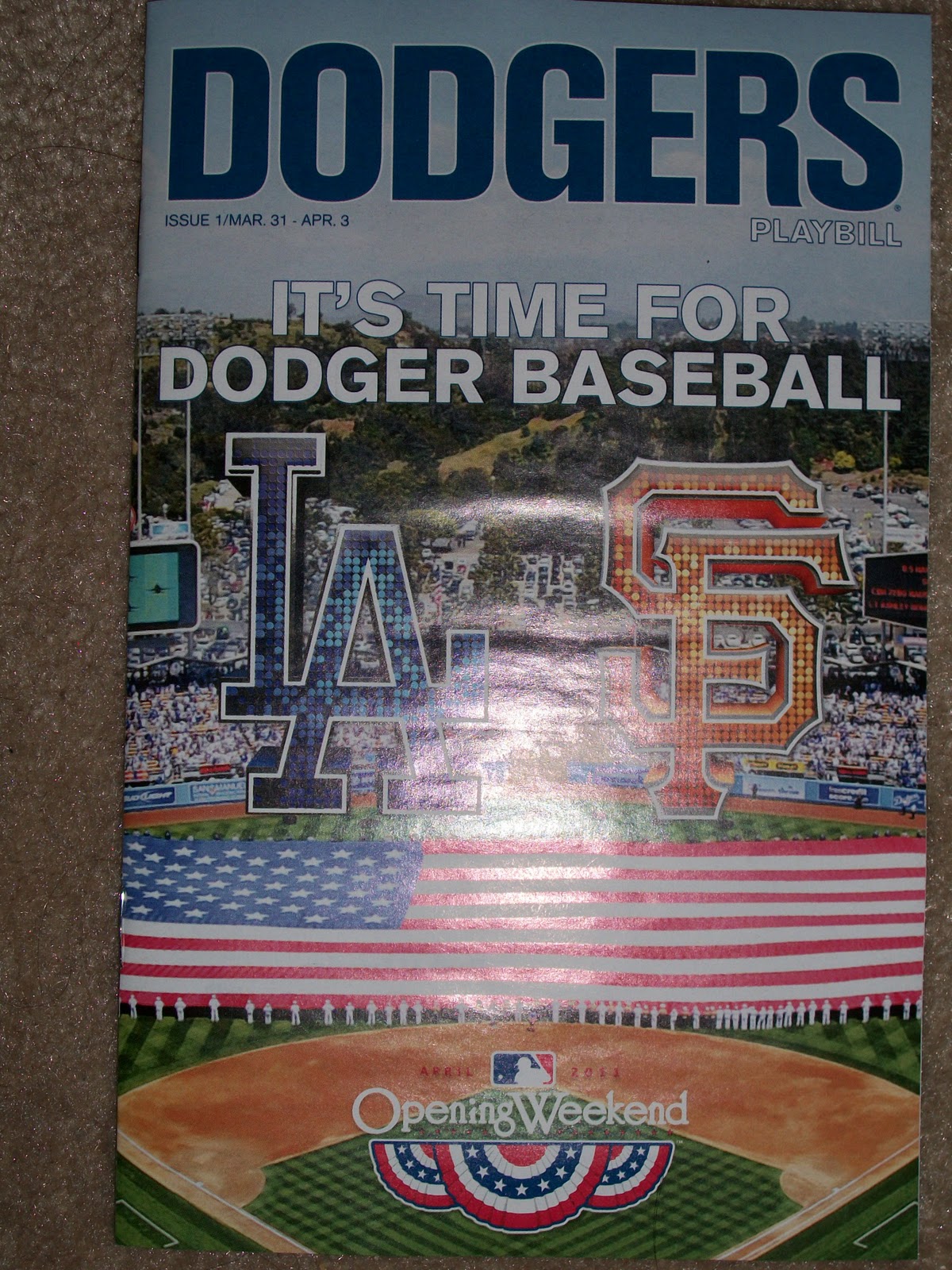 Dodger RAMblings Today's Lineup Saturday April 2, 2011 110 pm