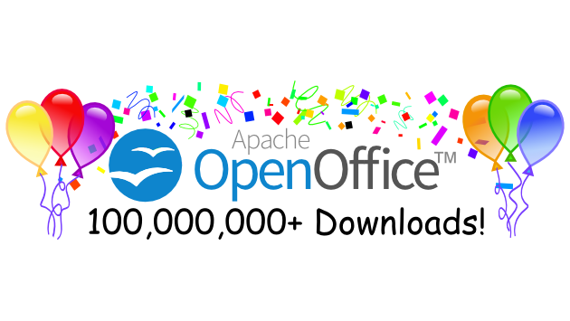 Apache OpenOffice superó los 100 millones de descargas