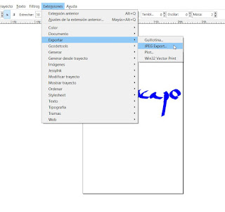 Exportar nuestros trabajos a formato JPG desde Inkscape