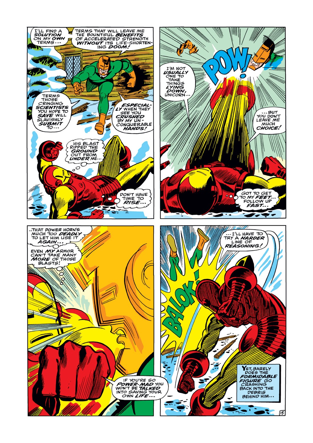 Read online Iron Man (1968) comic -  Issue #4 - 16