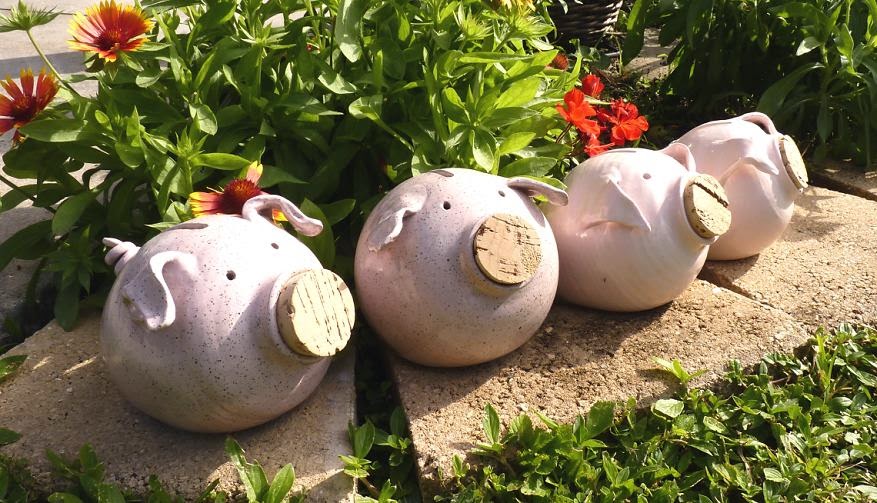 Catherine's Art Corner Little Piggy Banks Ready For Market