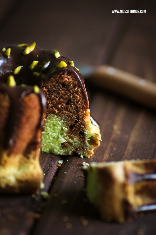 Pistazien Guglhupf Pistazienkuchen Rezept mit Schokolade