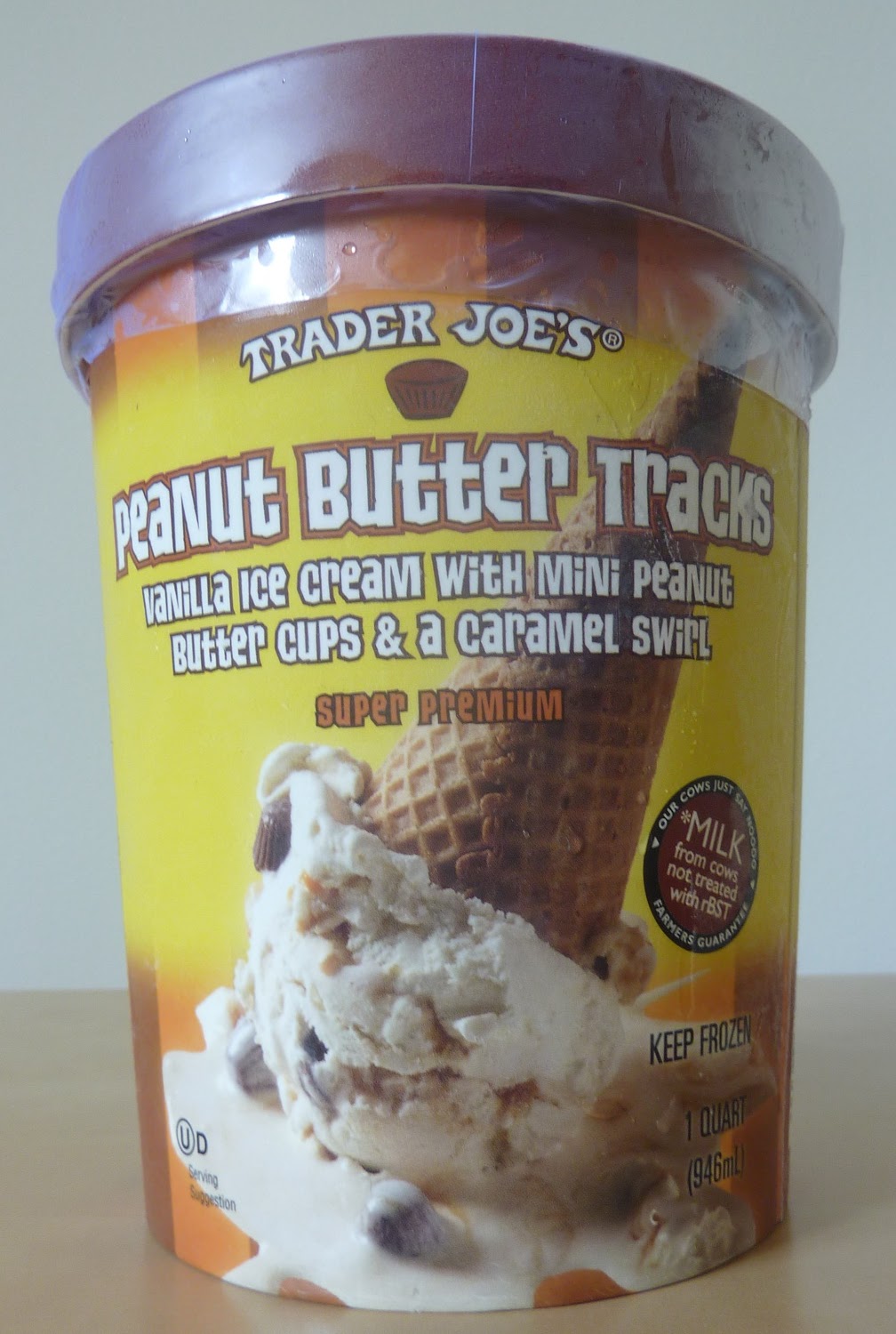 What's Good at Trader Joe's? Trader Joe's Peanut Butter Tracks Ice Cream