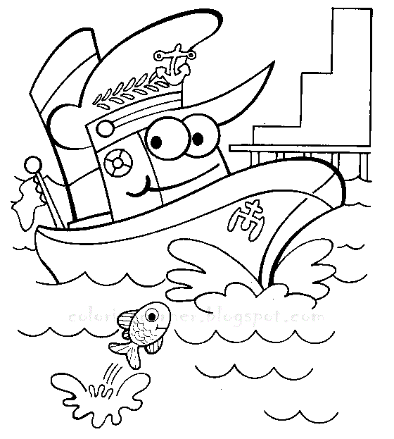 sailboat coloring pages for preschoolers - photo #34