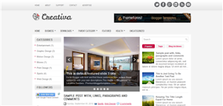 Creativa Blogger Template is a home design and home improvement related blogger template. its good for your home blog