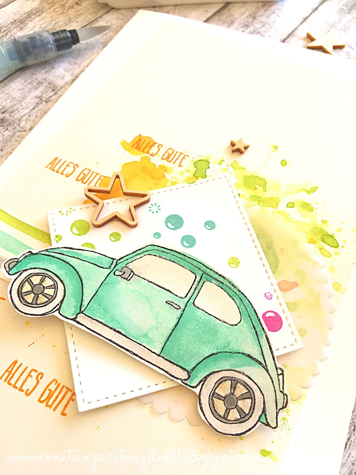 Constanzes Stempelwelt Auftragsarbeit Zum Abschied Einer Kollegin