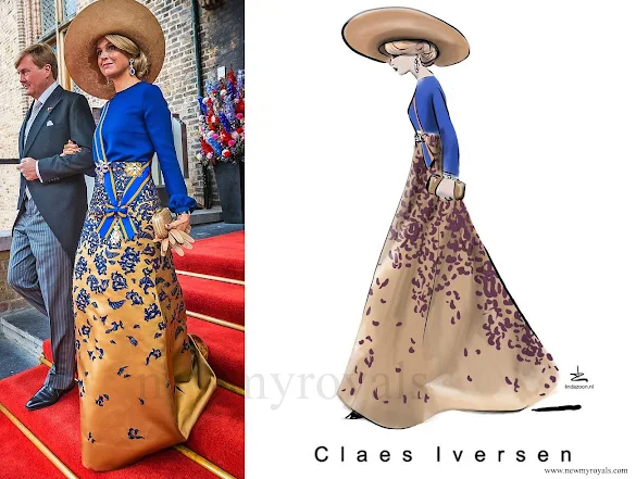 Queen Maxima wore Claes Iversen dress for Prinsjesdag 2016