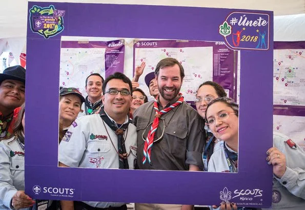 King Carl Gustaf, Queen Silvia and Prince Guillaume attended 71st World Baden-Powell Fellowship Event