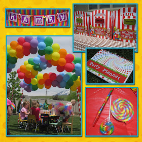 FlipChick Designs: Rainbow Circus Party