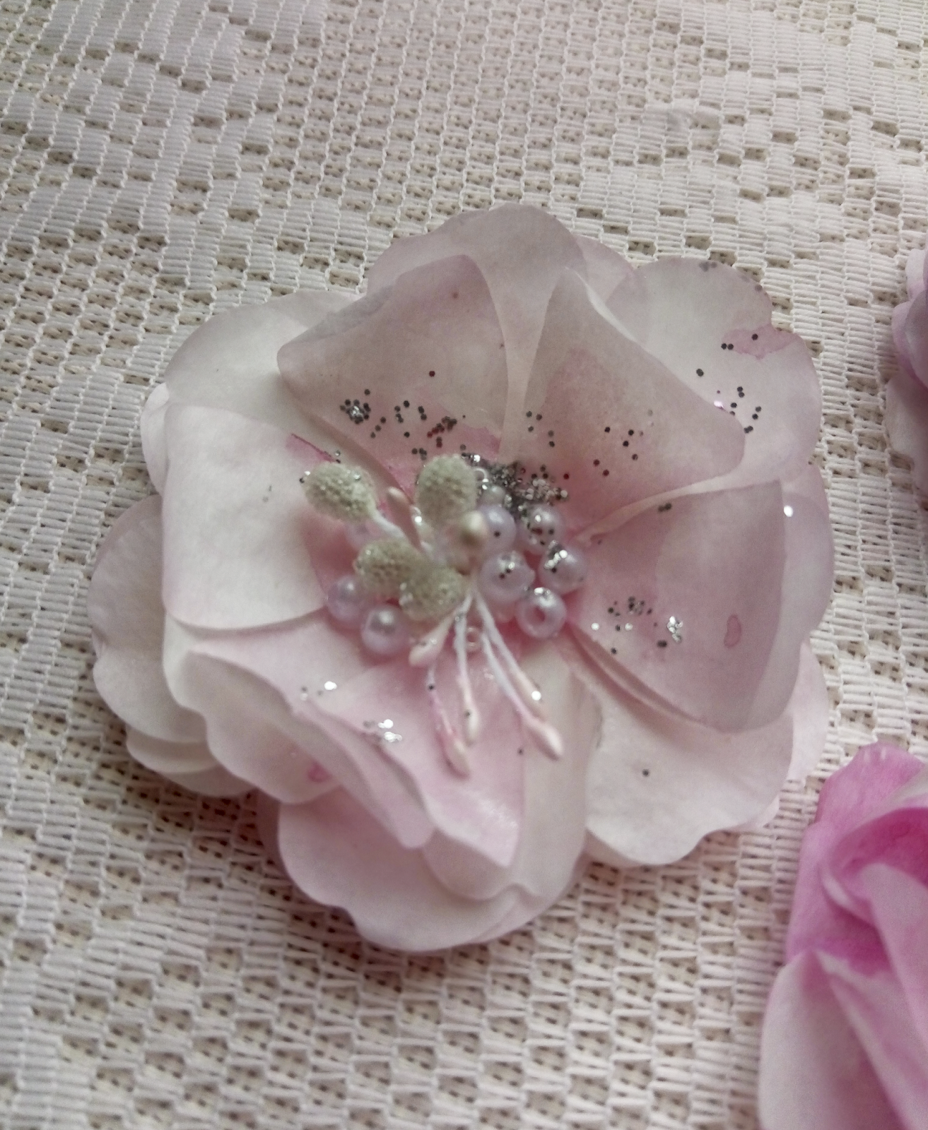 Моя мастерская: Цветы из кальки по 1 этапу СП с Олей Килиной