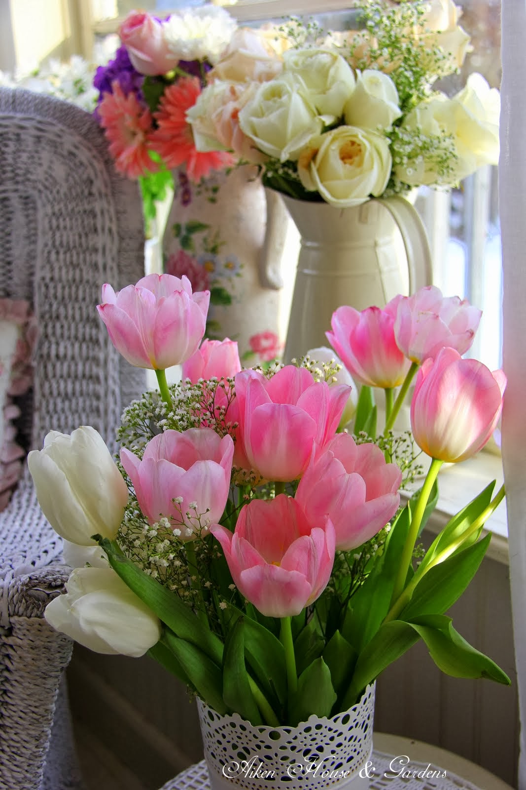 Aiken House & Gardens Romantic Sunroom Beauty